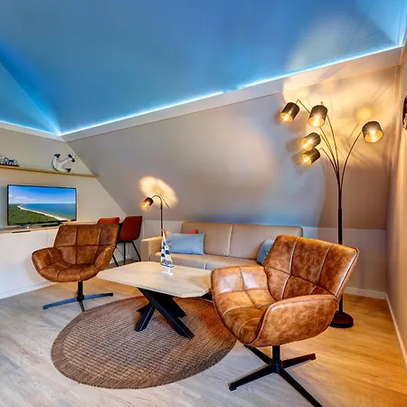 Apartmán Duenenhaus Unserusedomde Ca80qm Mit Privater Sauna Und Kamin Parkplatz Direkt Am 4i3 *